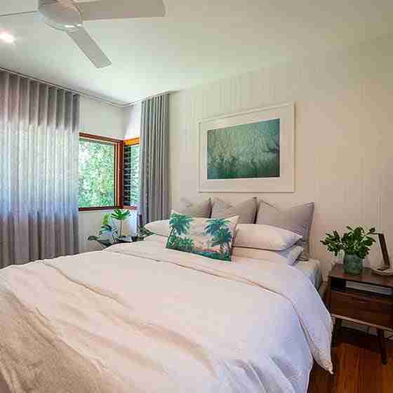 luxury accom byron baybyron bay romantic accommodation Byron Beach Retreats Private Bungalow Bedroom