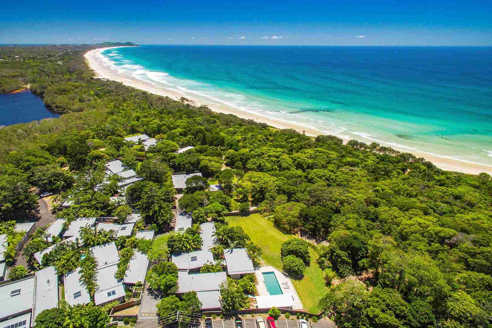 Byron Beach Retreats Aerial Photography